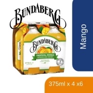 BUNDABERG TROPICANAL MANGO 375ML X 4S X 6