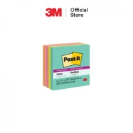 3M Post-it Recycled Super Sticky Notes Cube 3x3 (90s x 5 Pads) Miami
