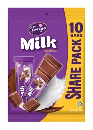 TANGO SHARE PACK 150G MILK (24 Units Per Carton)