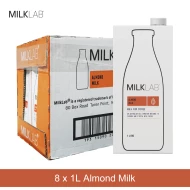 MILKLAB UHT ALMOND MILK 1L X 8