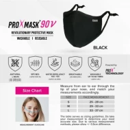 PROXMASK 90V Antiviral Reusable Face Mask - S Size