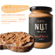 Cavenut Chunky Peanut Butter, 380g