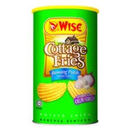 WISE Cottage FriesOnion Garlic 90gm Canister (12 perCarton) (12 Units Per Carton)