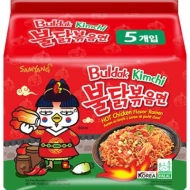 SAMYANG Hot Chicken Kimchi 5 x 135g Instant Noodle