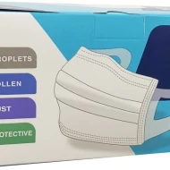 3-Ply Disposable Face Mask With Soft Earloop -50 Pcs Box