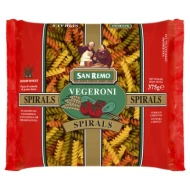 San Remo Vegeroni Spirals Pasta 375g