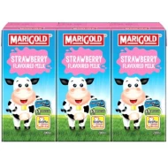 Marigold UHT MILK STRAWBERRY 6 x 200ml*