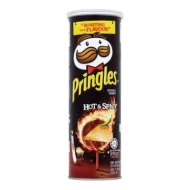 PRINGLES TIN Hot & Spicy 107 g