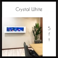 5FT Crystal White Series - Wall Mounted Aquarium