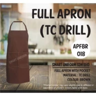 Full Apron TC Drill Brown APFBR018