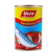 [PRE ORDER ONLY ETA 12-14 Working Days] YEOS SARDINES IN TOMATO SAUCE 24 x 260g