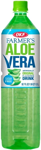 OKF FARMERS ALOE (SUGAR FREE) 1.5L (12 Units Per Carton)