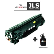 [1+1 Value Pack] Compatible CE278A CE 278A 78A Laser Toner Cartridge with 1 Refill Toner for use in HP CE278 278A HP LaserJet P1560   HP LaserJet P1566   HP LaserJet 1600   HP LaserJet 1606   HP LaserJet M1536