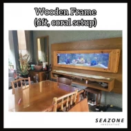 6FT wooden Series - Wall Mounted Aquarium